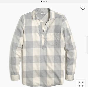 J.Crew Factory flannel tunic size XS